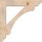 Ekena Millwork Legacy Slat Smooth Bracket w/ Offset Brace, Douglas Fir, 7 1/2"W x 40"D x 40"H BKT0806X40X40LEC06SDF - alternate 4